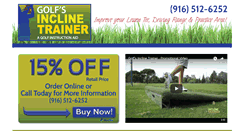 Desktop Screenshot of golfsinclinetrainer.com